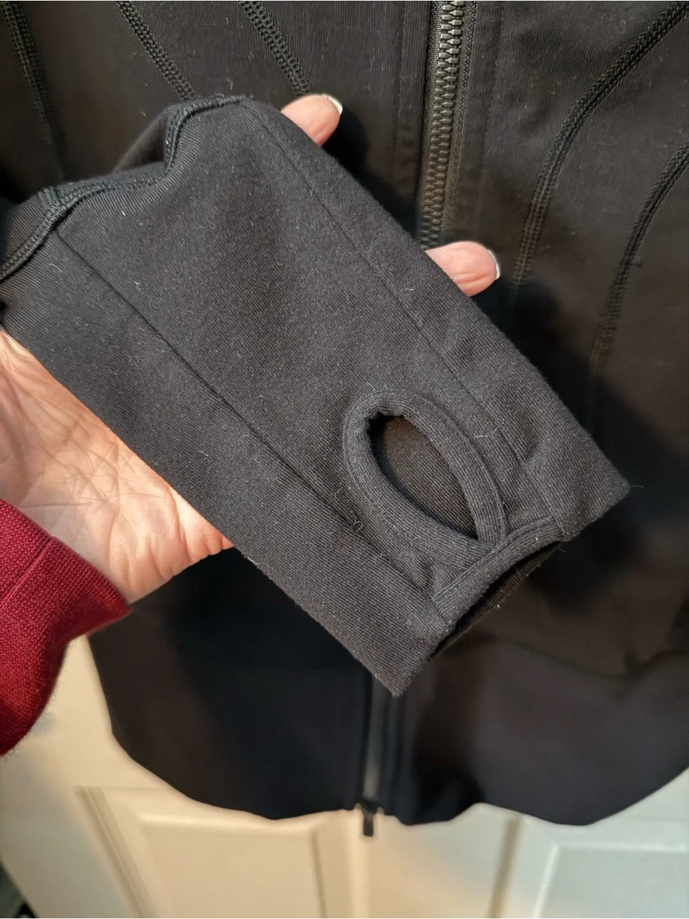 Lululemon Black Full-Zip High Collar Define Jacket with Hood Woman’s Size 2